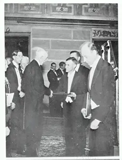 Stockholm Prints: King Gustav Presenting Nobel Prize for Medicine