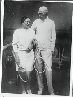 King Gustav and Tennis Partner