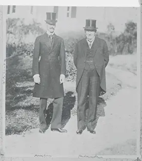 Haakon Vii Prints: King Haakon with Lauri Kristian Relander