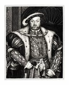 Images Dated 3rd May 2015: King Henry VIII engraving 1830