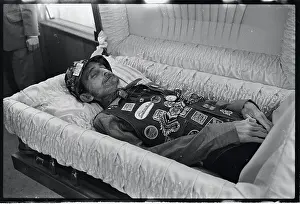 Iowa Prints: King of the Hobos Lying in State