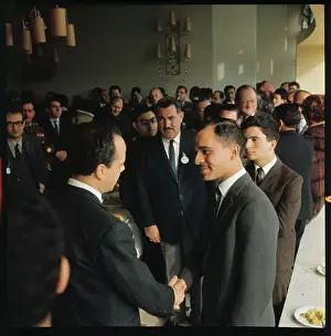 Hussein Prints: King Hussein During Press Conference