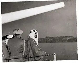 King Ibn Saud Arriving in New York