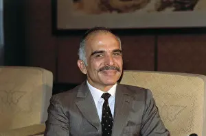 Hussein Prints: King Jordan Smiling