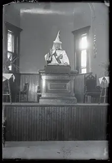 King Kleagle A.H. Bell Speaking at Klan Rally