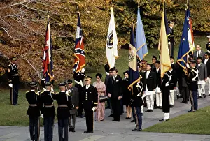 Huty34490 Prints: King Mahendra At Arlington Cemetery