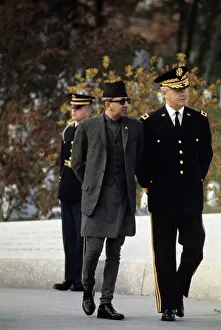 King Mahendra Of Nepal At Arlington