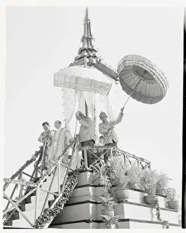 King Norodom Suramarit After Coronation Ceremonies