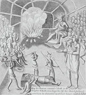 Loss Prints: King Powhatan and Pocahontas