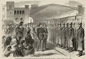 King of Prussia Inspecting His Troops