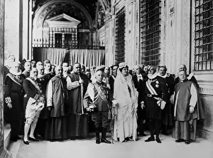 King and Queen Visiting Pope