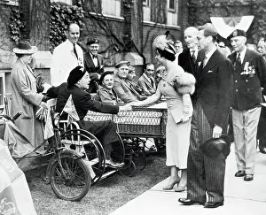 George Vi Prints: King and Queen Visiting Victims