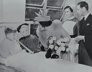 King and Queen Visiting Youth