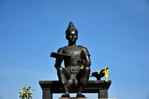 Images Dated 30th November 2015: King Ramkhamhaeng statue Sukhothai Thailand, Asia