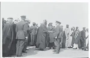King Unsuad, and English Officers