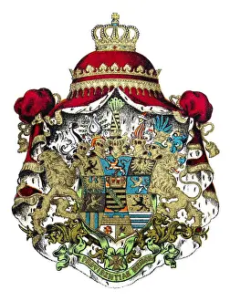 Cross Shape Prints: Kingdom of Saxony