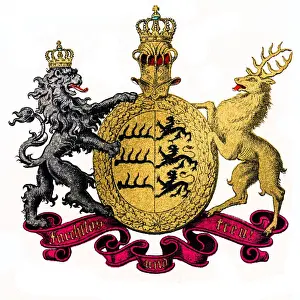 Central Europe Prints: Kingdom of Wurttemberg, Germany
