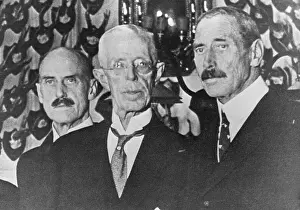 Haakon Vii Prints: Three Kings Posing for Picture