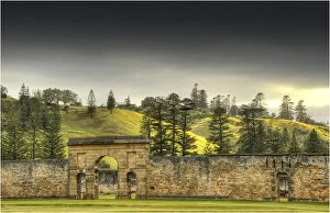 Images Dated 27th October 2012: A Kingston Norfolk Island view, part of the restored British penal colony buildings