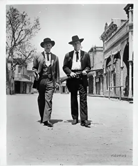 Kirk Douglas And Burt Lancaster In Gunfight At The O.K. Corral