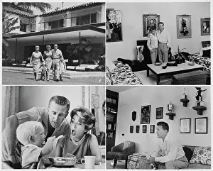 Huty33498 Prints: Kirk Douglas And Family