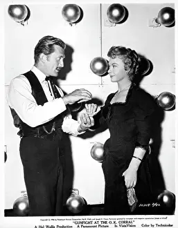 Lac0044 Prints: Kirk Douglas And Jo Van Fleet In Gunfight At The O.K. Corral