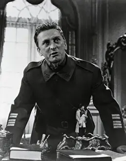 Drama Prints: Kirk Douglas in Military Uniform