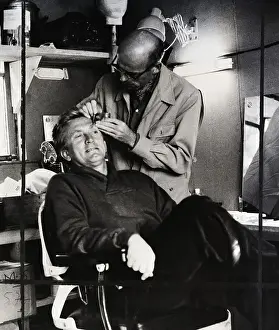 Makeup Prints: Kirk Douglas Seated In Makeup Chair