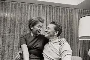 Kirk Douglas and Wife Anna