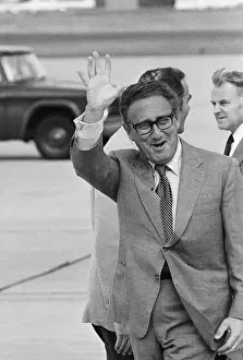 Kissinger Arriving At Andrews Afb