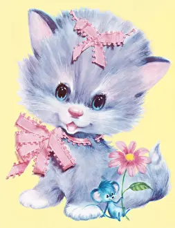 Fluffy Prints: Kitten