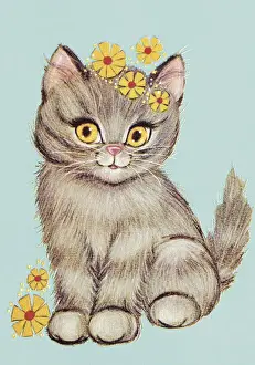 Fluffy Prints: Kitten