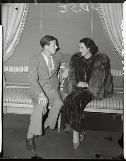 Kitty Carlisle with Christian Boussus