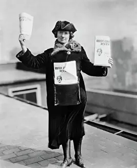 Womens Rights Prints: Kitty Marion Selling Birth Control Review