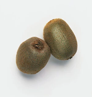 Two kiwi fruit