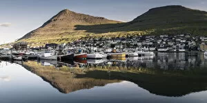 Images Dated 14th July 2016: Klaksvik, Bordoy island, Faroe Islands, Denmark