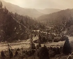 Time Captured: Vintage Art: Klamath River, near Orleans, Humboldt County, California, circa 1890