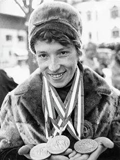 Portraits Prints: Klavdija Boyarskich at 1964 Winter Olympics