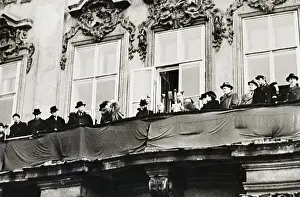 Prague Prints: Klement Gottwald Speaks from Balcony