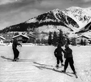 M Spo Skii Swi Prints: Klosters