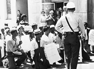 Birmingham Prints: Kneeling African American Protesters