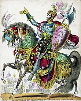Armor Prints: Knight In Ornate Armor On Fancy Horse