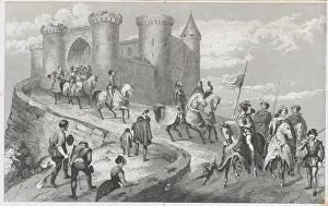 Knights Leaving Castle