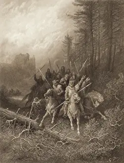 Knight Prints: The Knight's Progess By Gustave Dore