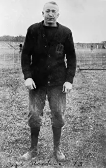 Knute Rockne Standing on Field