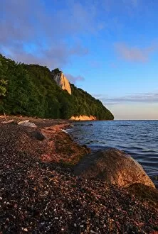 Koenigsstuhl chalk cliff, Sassnitz, Rugen, Mecklenburg-Western Pomerania, Germany