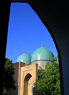 Mosaic Collection: The Kok Gumbaz mosque in Shakhrisabz, Uzbekistan