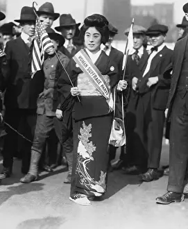 5th Avenue Prints: Komako Kimura in Suffrage Parade