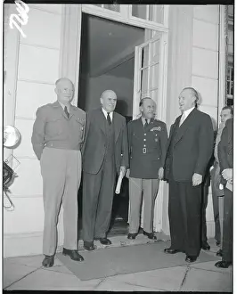 Mccloy Prints: Konrad Adenauer with Colleagues