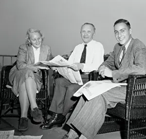 Konrad Adenauer Relaxing with His Children